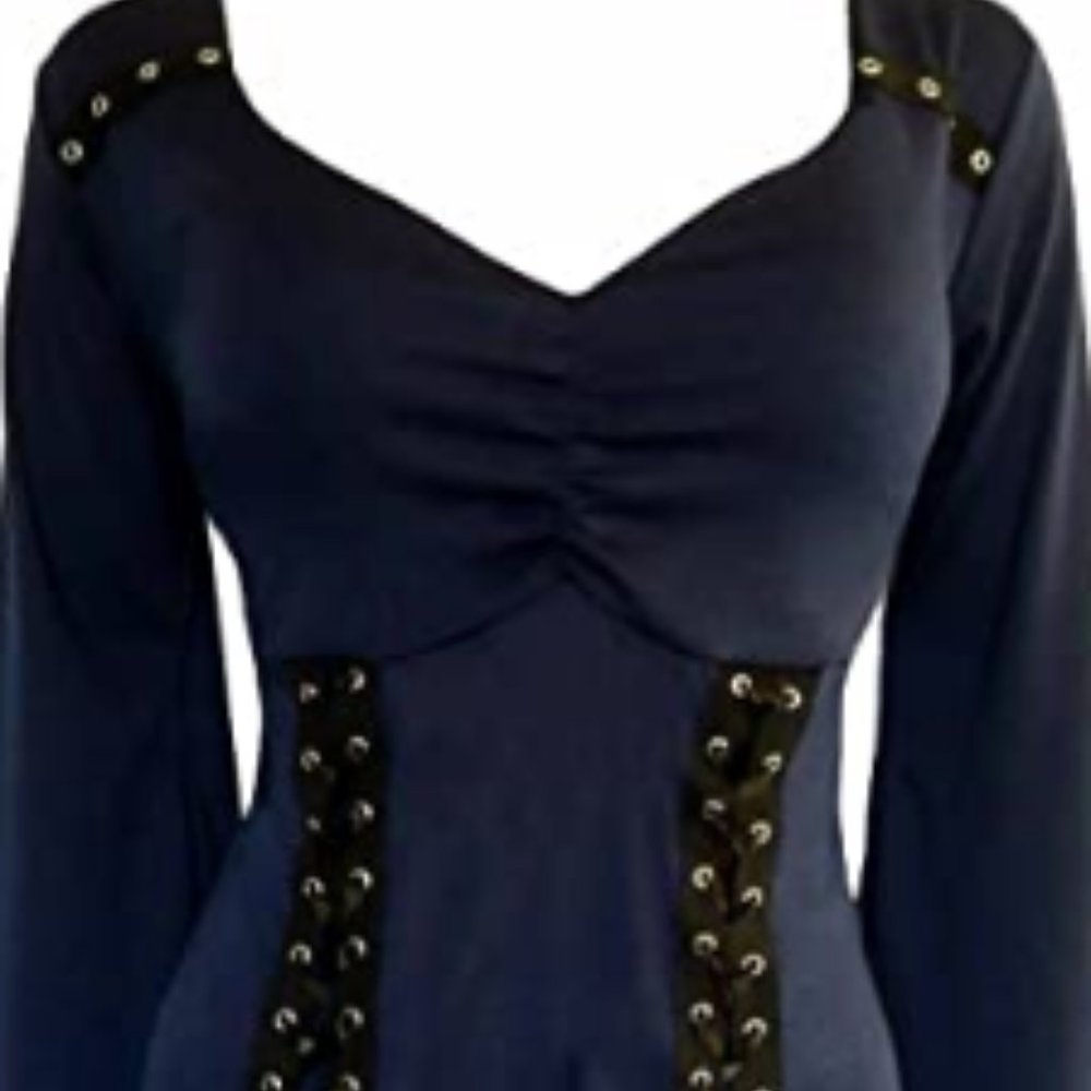 Corset Top/Steampunk Women's Tunic Shirt